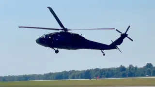 H60 Blackhawk Makes Approach and Landing | Pease ANGB (PSM)