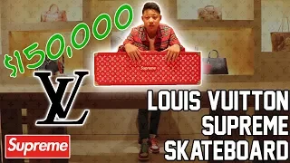 $150,000 SUPREME X LOUIS VUITTON SKATEBOARD!!! - User Submitted by Brandon Kicks