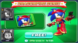 Sonic Forces Speed Battle - Free Cards for Dragonfire Sonic New Character Update Android Gameplay