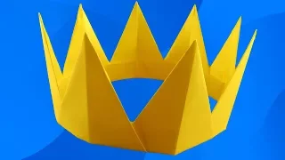 Оригами Как сделать КОРОНУ ИЗ БУМАГИ своими руками. How To Make A Paper Crown