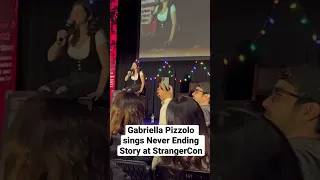 StrangerCon 2022 | Gabriella Pizzolo sings Never Ending Story on Stage