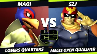 LACS 5 Top 8 - Magi (Falco) Vs. S2J (Captain Falcon) Smash Melee - SSBM