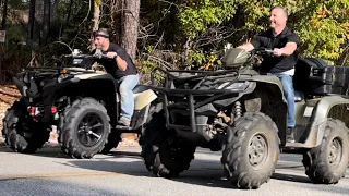 YAMAHA GRIZZLY vs KING QUAD 750 vs CFMOTO 500!!!!! Drag Race Who is going to win?