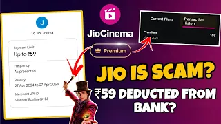 JioCinema Premium Asking ₹59 PAYMENT?: Jio Is Scam?, JioCinema 59 Rs Mandate Explained, New Plan