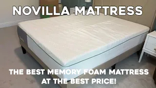 Novilla 12" Gel Memory Foam Mattress with Cooling and Pressure Relief