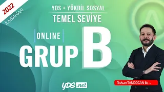 GRUP B (35-45 puan arası) ONLINE YDS GRUBU DEMO DERS