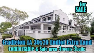 CRADLETON Type 1A 30x70 Endlot ECO MAJESTIC Link House [HOUSE TOUR]