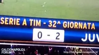 Compagnoni esultanza in Lazio-Juventus 0-2 [15/04/2013]