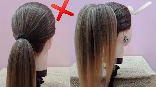 Very Easy High Ponytail Hairstyle With Trick || Quick Party Hairstyle || High Ponytail ||