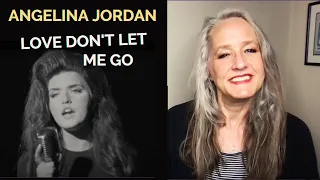 Voice Teacher Reaction to Angelina Jordan - Love Don't Let Me Go