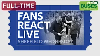 Ipswich Buses FANS REACT Live from Portman Road | Ipswich Town v Sheff Wednesday 21/22 | Match Day