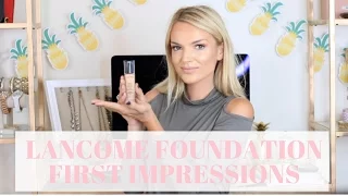 Get Ready With Me || Lancome Ultra Foundation First Impressions