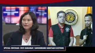 Interview with Comelec Chair George Garcia on the 2023 barangay, SK elections