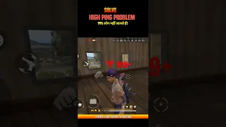 Free Fire High ping( 999+ Network )Problem Solve #freefire #shorts