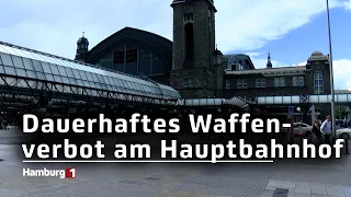 Für mehr Sicherheit: Hauptbahnhof ab 1. Oktober dauerhafte Waffenverbotszone