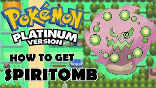 Pokemon Platinum how to get Spiritomb