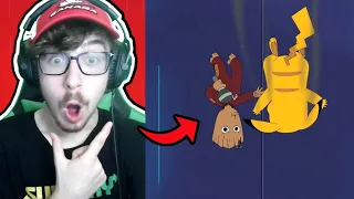 Pikachu vs Groot Remastered - Cartoon Beatbox Battles Reaction! | GROOT GOIN' IN!!! | SMG001