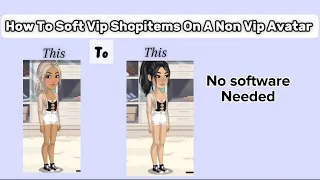 How to soft shop items without software!!