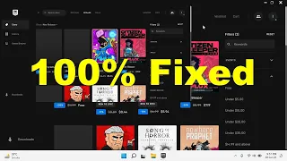 100% Fixed Epic Games Launcher Cropped Display Screen Error Problem | Epic Games Screen Error [2022]