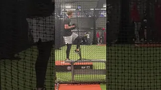 Cael catching live bullpen for Mitch Keller of the Pittsburgh Pirates