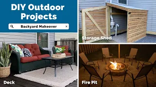 Three DIY Backyard Makeover Projects