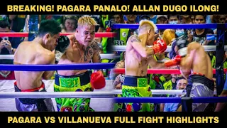 GRABE! Villanueva Bugbog! PAGARA VS VILLANUEVA FULL FIGHT HIGHLIGHTS!