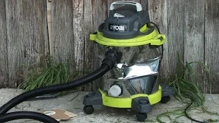 Smashing a Ryobi RVC-1220I-G Wet & Dry Vacuum Cleaner with Motor Burn Out