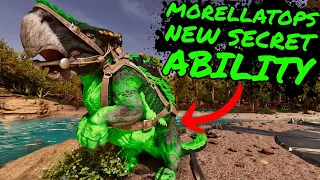 Morellatops NEW SECRET ABILITY!!! Scorched Earth Ark Survival Ascended!!!