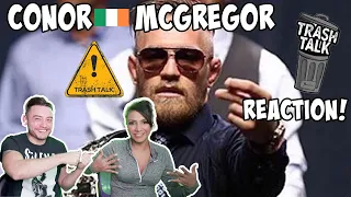 Conor McGregor Funniest TRASH TALK! 😱🔥 | Girlfriend REACTION! 👊💥 #ConorMcGregor #Reaction