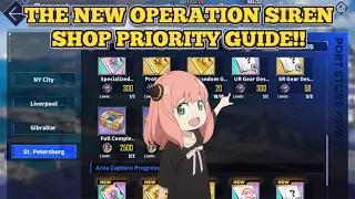 THE NEW OPERATION SIREN SHOP PRIORITY PURCHASES!! | Azur Lane