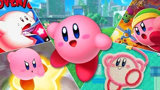 Evolution of KIRBY in Games (1992 - 2022)