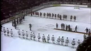 USSR vs Canada 1981 Soviet Anthem Singed by Jan Rubes [Canada Cup, Start]