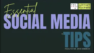 Webinar - Essential Social Media Tips