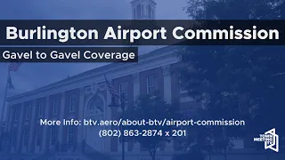 Burlington Airport Commission - 5/16/2024