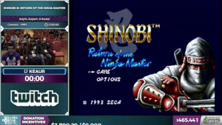 Shinobi III by keaur in 25:51 - AGDQ 2017 - Part 81