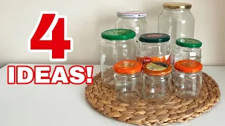 4 Stylish Ideas With Glass Jars for Your Home!