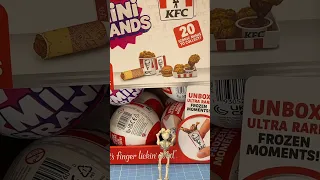 Mr.Bones got KFC mini brands! Here’s part 1 of the unboxing. #minibrands #mrbones #kfcmini