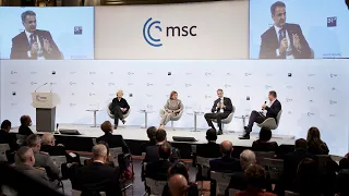 PM Kyriakos Mitsotakis takes part in a panel discussion at the Munich Security Conference 2022