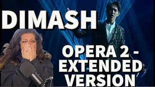 DIMASH SINGS OPERA 2 - EXTENDED VERSION (not knowing dad is in the audience) - REACTION VIDEO