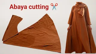easy abaya cutting for beginners step by step