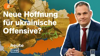 Ukraine-Fortschritte im Süden, Gefechte um Awdijiwka | Militärexperte Gressel bei ZDFheute live