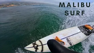 Fun morning surf at Malibu Surfrider GoPro POV