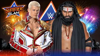 FULL MATCH - Veer Mahaan vs Cody Rhodes - WWE SummerSlam 2022