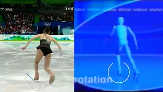 Flip Jump Analysis - Queen Yuna Kim vs Evgenia Medvedeva