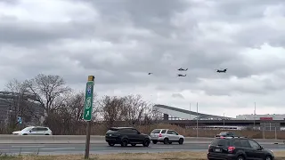ARMY NAVY fly over 2021