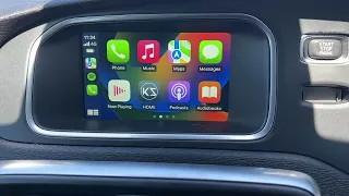 Volvo V40 Apple CarPlay and Android Auto