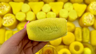 ASMR satisfying video | Peeling off the film | Crushing soap boxes with foam | Clay cracking