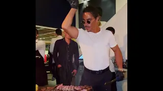 Saltbae Cutting Beef in White #shorts