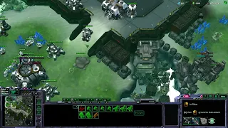 Diamond 1 Terran ladder: TvT got destroyed by double cyclone opener #sc2 #subscribe
