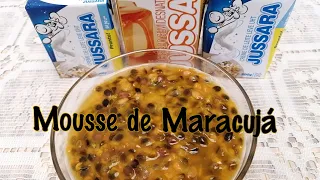 Mousse de Maracujá com apenas 3 ingredientes o segredo da mousse perfeita!! Sem gelatina